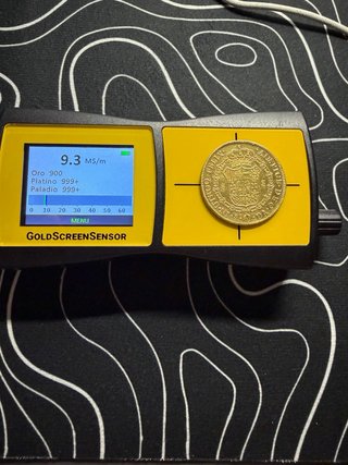 Moneda de Oro 8 Escudos Ceca Santiago
