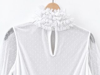 Vestido de fiesta blanco T. XS con etiqueta