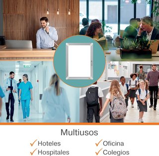 NOBO Premium Plus Expositor A3 Pared Cerradura