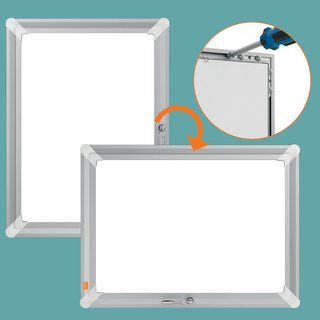 NOBO Premium Plus Expositor A3 Pared Cerradura