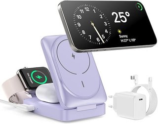 NKVND Estación de Carga inalámbrica 3 en 1 magSafe