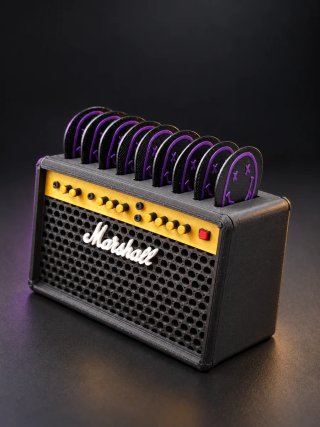 Porta plettri stile amplificatore Marshall