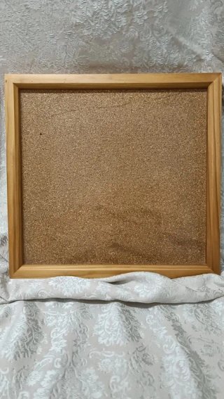 Tablón de anuncios de corcho (33.5 x 32 cm)