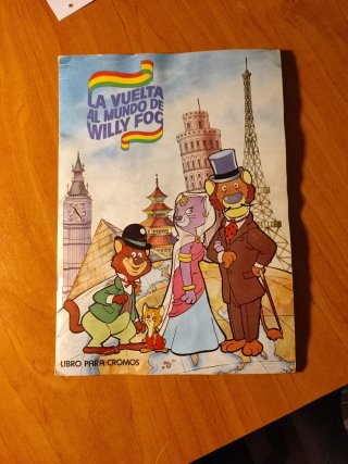 Álbum de Cromos La Vuelta al Mundo de Willy Fog