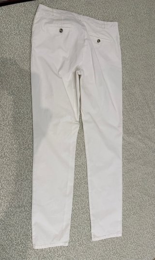 Pantalón Chino Caroll Blanco T. 42