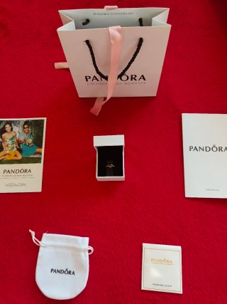 Anillo Pandora Corazón Morado Sally de Pesadilla