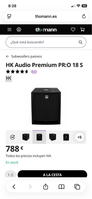 Subgrave HK Audio Premium PR:O 18 S