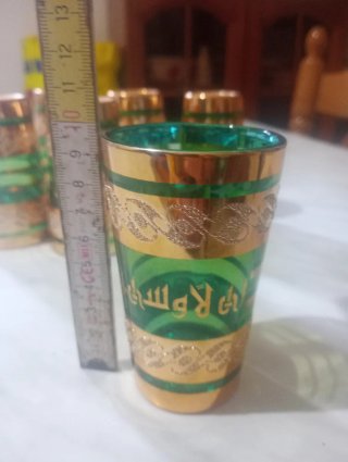 Set 6 Bicchieri da Tè Marocchi Vintage – Verde Sme