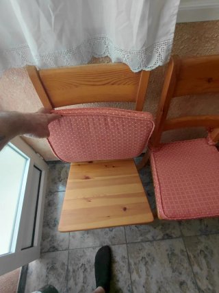 Mesa de comedor extensible de madera