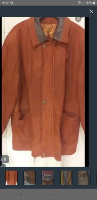 Parka de Serraje Piel Araújo Marrón
