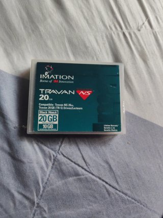 Cartuchos de cinta Imation Travan NS 20GB