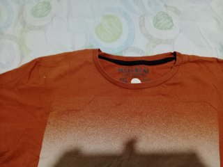 Camiseta Pull&Bear Naranja Talla M