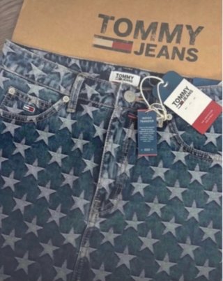 Falda vaquera Tommy Hilfiger estrellas NUEVA