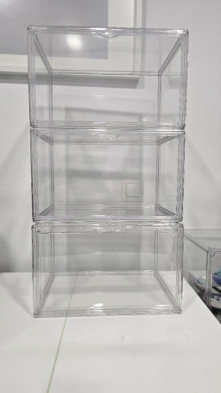 3 Cajas Acrílicas organizadoras Magnéticas Apilabl