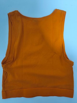Top corto Zara naranja mujer talla M