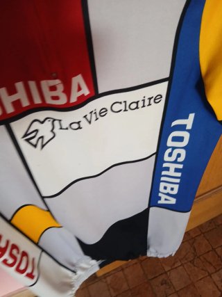 Maillot Ciclismo Vintage Toshiba La Vie Claire