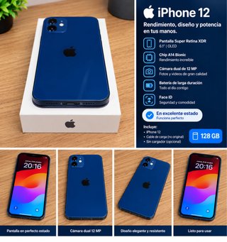 iPhone 12 128GB Azul