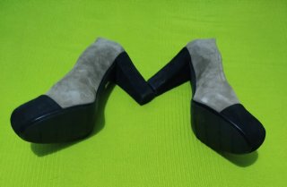 Zapatos tacón ante sin estrenar T.39