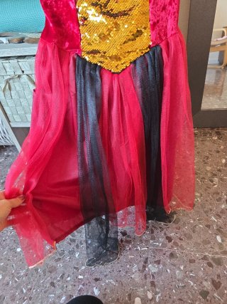 Disfraz de Vampira para Halloween Talla 7-8