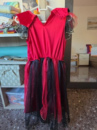 Disfraz de Vampira para Halloween Talla 7-8