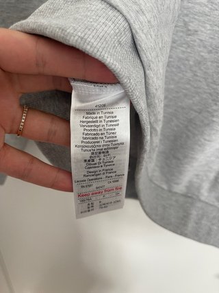 Sudadera Lacoste Gris