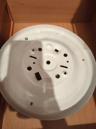 Lámpara de techo madera y cristal