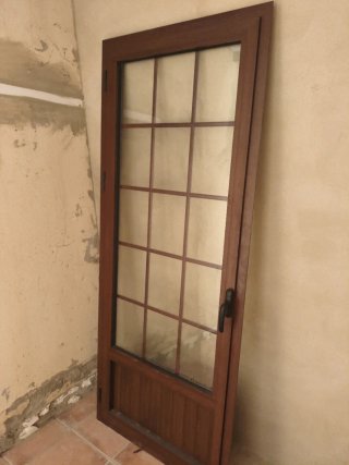 Puerta Exterior Imitación Madera