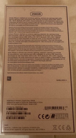 iPhone X 256GB Grigio Siderale