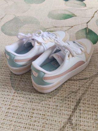 Tênis Feminino Branco e Rosa