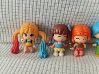 Lote 16 Muñecas PinyPon y 4 Mascotas + regalo