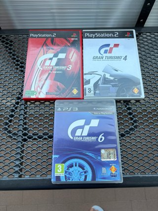 3 giochi Gran Turismo PS2-PS3
