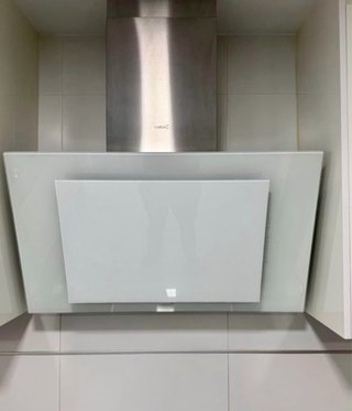 Campana Extractora Cata Blanca 90 cm.