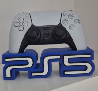 Soporte Mando PS5 Azul y Blanco