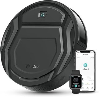 LEFANT Robot Aspirador 2200Pa, Aspirador Robot Autonomía de 120 Min, WiFi/App/Alexa, Sensor de Antic