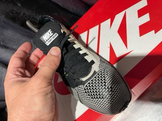 Zapatillas Nike Flyknit Racer Oreo Talla 38.5