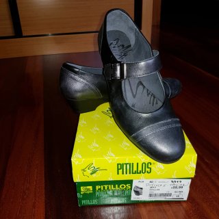 Bailarinas Merceditas Pitillos Negras Talla 38