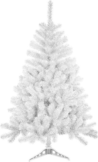SOLAGUA Albero di Natale Artificiale con Effetto Brillo, Alberi con Foglie di Poliestere 120cm di Prima Qualità