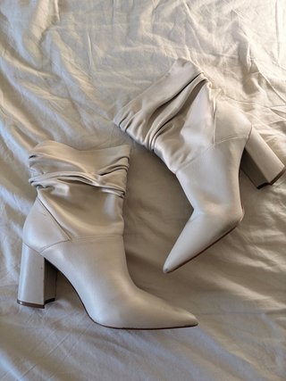 Botines Nine West de Piel Blancos