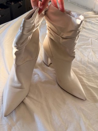 Botines Nine West de Piel Blancos