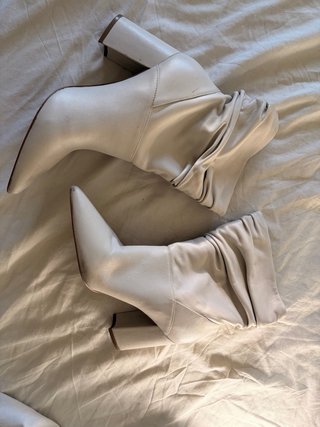 Botines Nine West de Piel Blancos