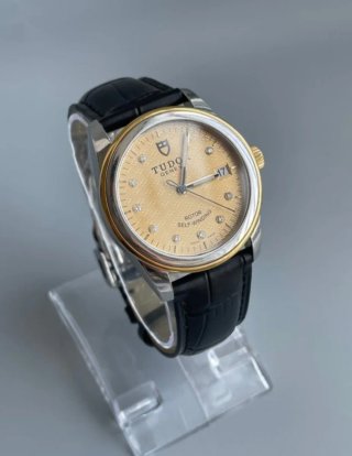 Tudor Glamour Date 36mm -55003- Champagne Diamanti