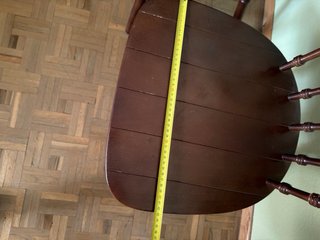 Set de 2 Sillas de Madera Estilo Windsor