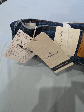Vaqueros Springfield Slim Azul Talla 38