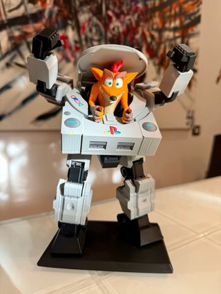 Figura Crash Bandicoot Robot PlayStation