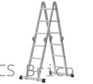 Escalera Multiflex Aluminio Profesional 4x3 Peldaños