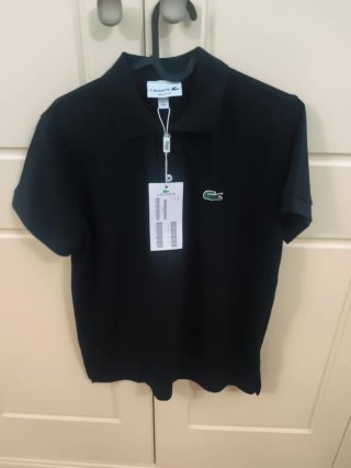 Polo Lacoste Negro Talla M
