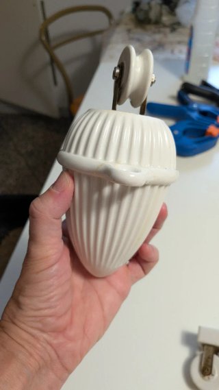 Saliscendi in ceramica anni '40