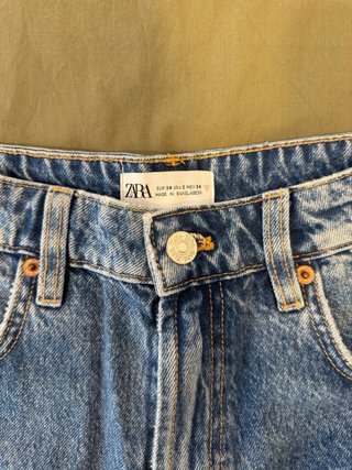 Short Vaquero Zara Azul Talla 34