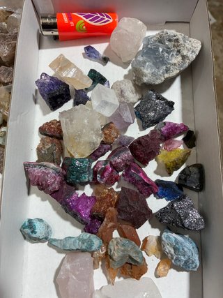 Lote de minerales variados