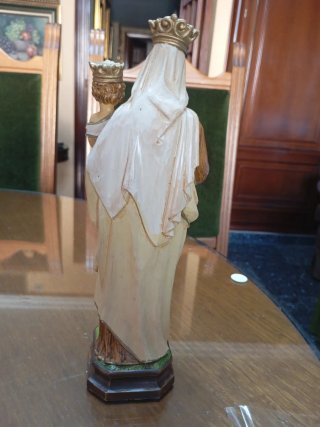 Virgen del Carmen con Niño Jesús 24cm